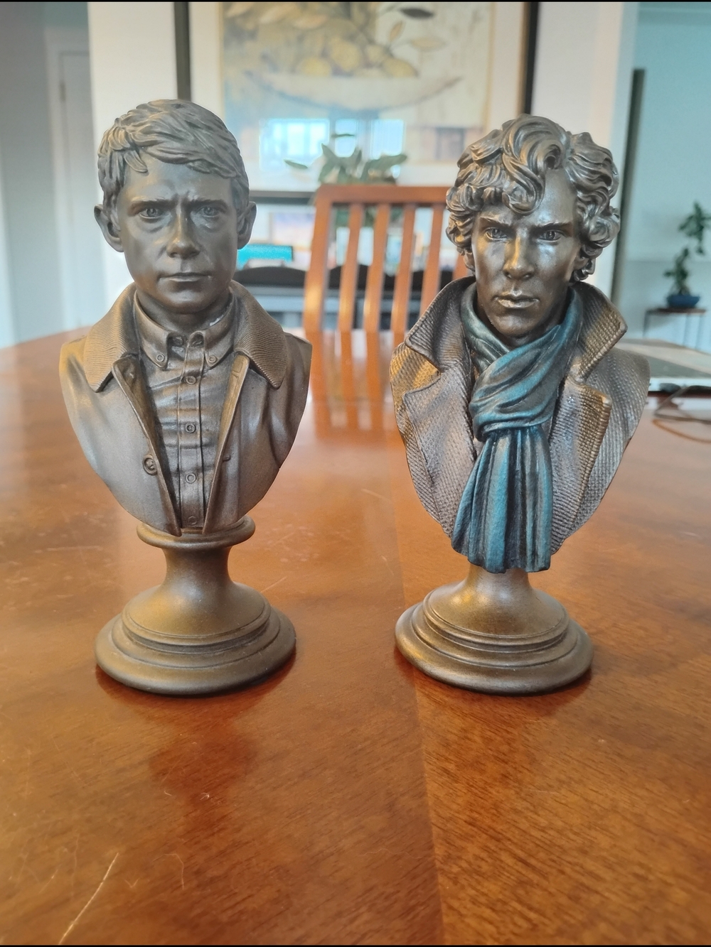 Sherlock & Watson Limited Edition Mini Busts – BBC 2014 – Resin Collectible Set